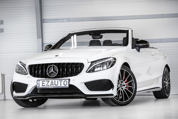 MERCEDES-BENZ C300 245ZS AMG LINE CABRIO BURMESTER SOUND PARK ASSIST DYNAMIC LED LIGHTS